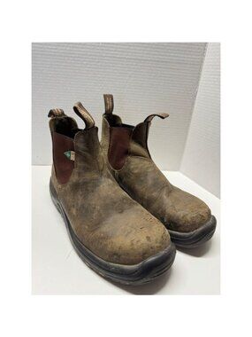 Blundstone 180 Mens Brown Leather Chelsea Work Boots Size AU 10 US 11 CSA